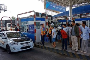 BOT T2 收費站一隅。（圖源：P.V）