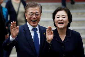 韓國總統文在寅與夫人將從本月22至24日前來越南進行國事訪問。（示意圖源：路透社）