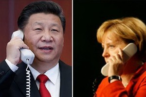 中德領導人通話。（示意圖源：互聯網）