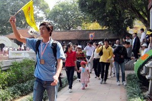 越火旅行公司董事長阮文美認定，旅遊業人力資源，尤其是導遊正處於緊缺狀態。（示意圖源：互聯網）