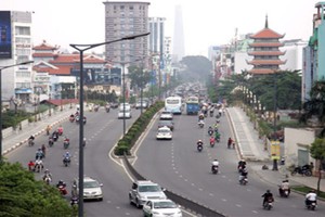 市人委會本月2日已公認第三郡提前完成沒有貧困戶目標。圖為第三郡南圻起義路段一瞥。（示意圖源：互聯網）