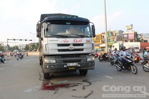 該起車禍現場。（圖源：市公安報）