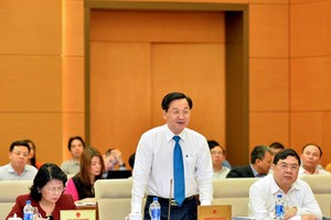 政府總監察長黎明概在會上發言。（圖源：CTV）