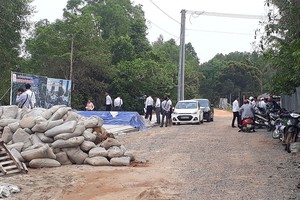 很多人蜂擁到富國島瞭解某項目。