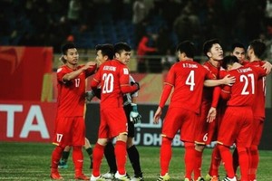 越南U23隊比賽中一瞥。