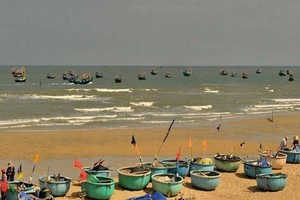 巴地-頭頓省福海縣海灘一瞥。（示意圖源：互聯網）