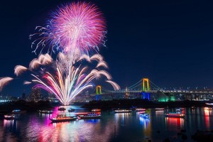 國際煙花燃亮峴港市的夜空。
