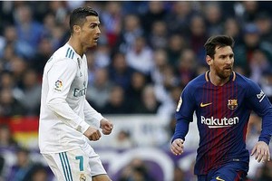 巴薩－皇馬，梅西－Ｃ羅對抗賽。