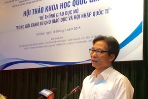 政府副總理武德膽在研討會上致詞。（圖源：和清）