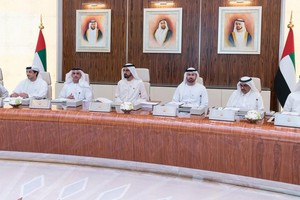 阿聯酋內閣會議一瞥。（圖源：Twitter）