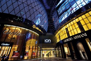 圖為新加坡購物天堂ION Orchard一瞥。（圖源：互聯網）