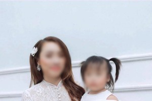 P姐及其女孩。（圖源：P姐家庭提供）