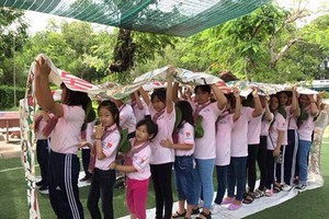 2017年工人子弟“清多”夏令營活動之一。