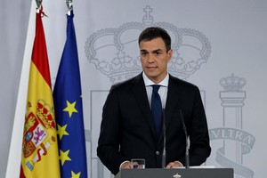 西班牙首相桑切斯宣佈組成新政府。（圖源：路透社）