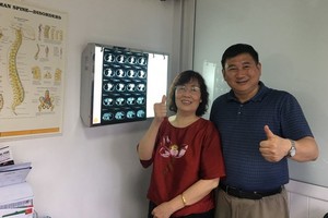 病人很滿意治療效果。