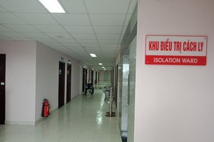 圖為芹苴市全科醫院隔離治療區。（圖源：民智報）