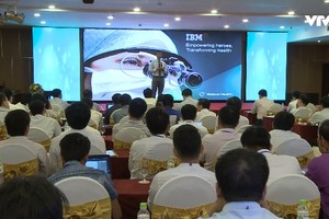 圖為研討會場景一瞥。（圖源：VTV視頻截圖）