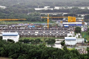 圖為平興污水處理廠一瞥。