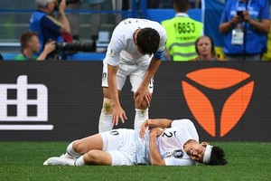 韓國在這一場比賽輸了。