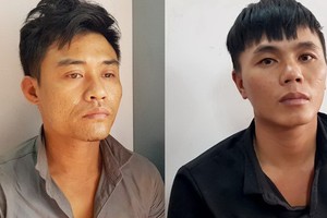 被抓獲的2名竊賊張功雄（左）和馮文商。（圖源：黎齋）