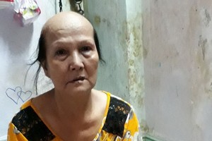 阮氏翠娥在家養病。