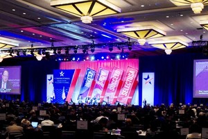 圖為2018年“選擇美國投資論壇”現場一瞥。（圖源：International Trade Administration）