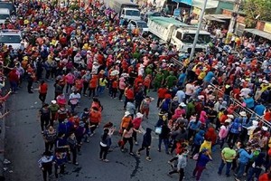 以制裁措施懲處違法聚眾行為。（示意圖源：互聯網）