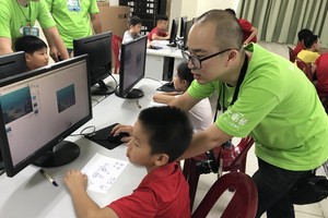 胡志明市台灣學校暑期營隊活動一瞥。