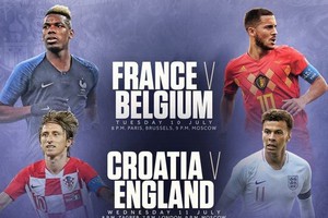 四強對陣。（圖源：互聯網）