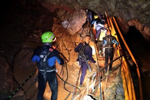 拯救行動正在進行中。（圖源：DPA）