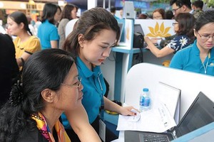 越航是越南首家應用QR碼掃描進行收付款的航空公司。（圖源：越航）