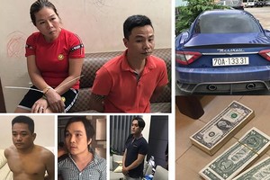 被扣留的涉案嫌犯與物證。（圖源：PLO）