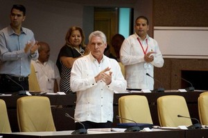 古巴新任國務委員會主席米格爾·迪亞斯 - 卡內爾（Miguel Díaz-Canel Bermúdez）。（圖源：路透社）