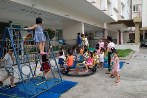 仁富公寓設有為工人子弟服務的幼兒園。