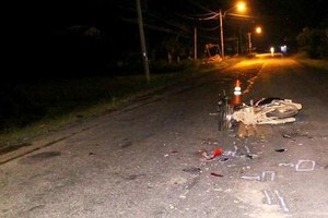 車禍現場。（圖源：公安機關提供）