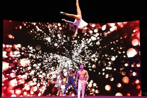 南方藝術戲院的雜技節目之一。