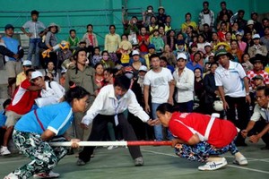 山區縣體育文化節的體育活動。