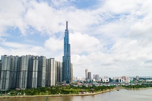 遠望的Vincom Center Landmark81商業中心。