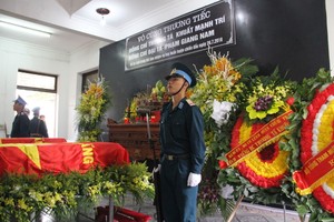 追悼儀式現場一瞥。