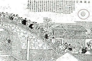 清朝畫家吳友如於1892年的這幅畫被視為描寫不明飛行物體出現在金陵城（現為南京市）空中。