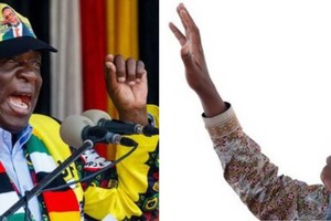 津巴布韋大選上演「新老對決」。左圖為津巴布韋總統姆南加古瓦；右圖為反對黨爭取民主變革運動(民革運)主席查米薩。（圖源：互聯網）