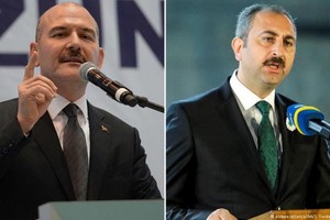 左圖為土耳其內政部長蘇萊曼‧索伊盧；右圖為土耳其司法部長阿卜杜勒哈米德‧古爾。（圖源：互聯網）