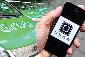 Grabcar 須標明“電子網約車”字樣。（示意圖源：互聯網）