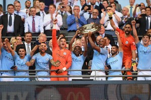 曼城第五次奪得社區盾冠軍。（圖源：互聯網）