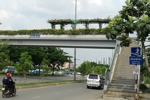 圖為本市某一座步行橋。（圖源：互聯網）