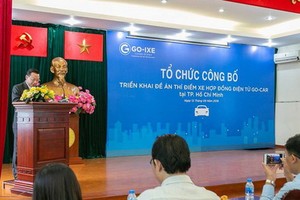 GO-IXE網約車應用程式試行計劃新聞發佈會一隅。（圖源：嘉明）