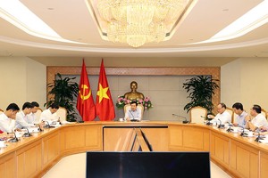 政府副總理、外交部長范平主持會議。（圖源：海明）