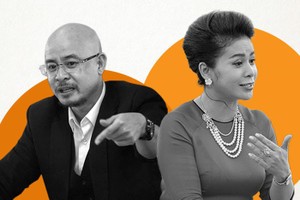 中原集團創辦人鄧黎源武（左）和夫人黎黃葉草。（圖源：仁黎）