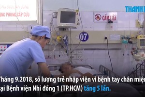 手足口病疫情有增加趨勢。（圖源：視頻截圖）