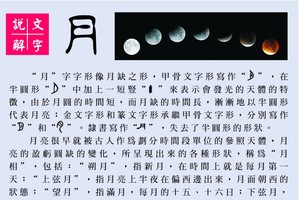 說文解字 『月』